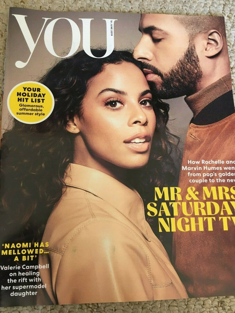 YOU magazine 16 June 2019 Rochelle & Marvin Humes Cover Interview Naomi Campbell