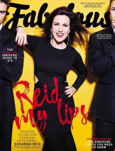Fabulous Magazine January 2018 SUSANNA REID COVER INTERVIEW MATT GOSS BROS