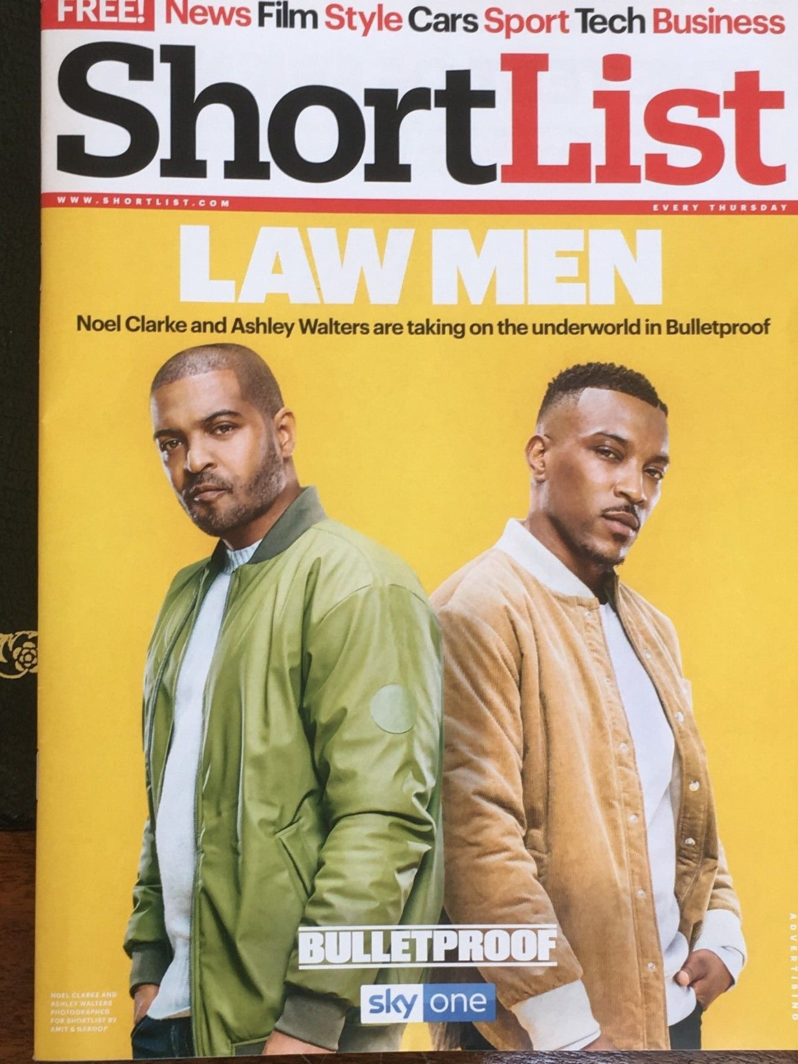 Shortlist Magazine MAY 2018: ASHLEY WALTERS & NOEL CLARKE COVER STORY