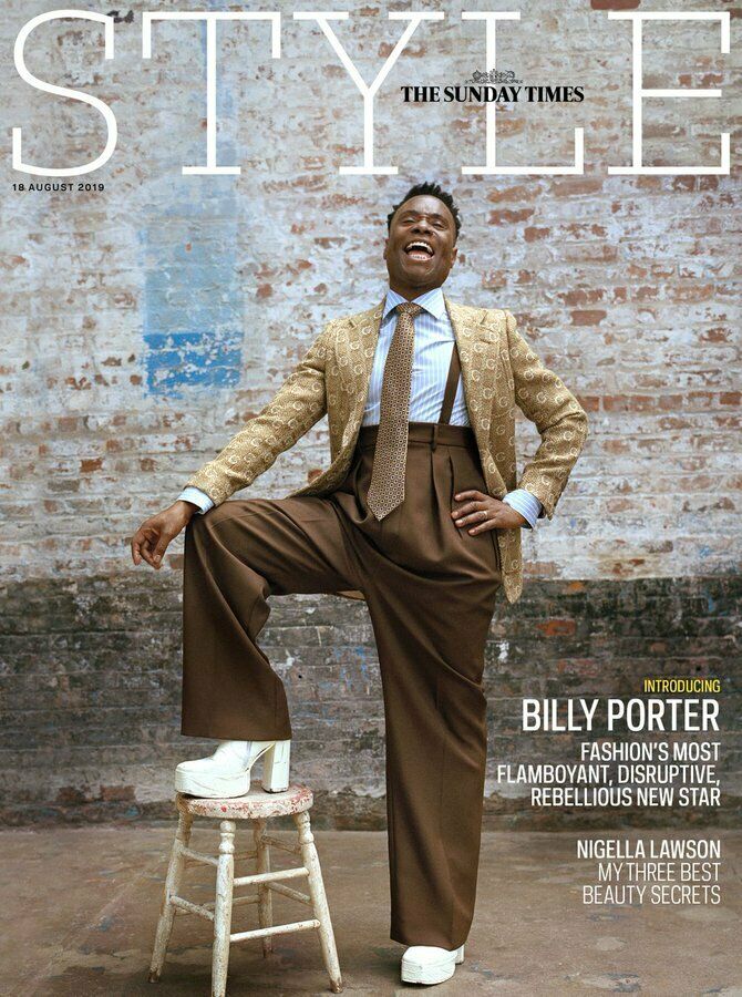 UK Style magazine 18 Aug 2019: Billy Porter (Pose) Cover And Interview
