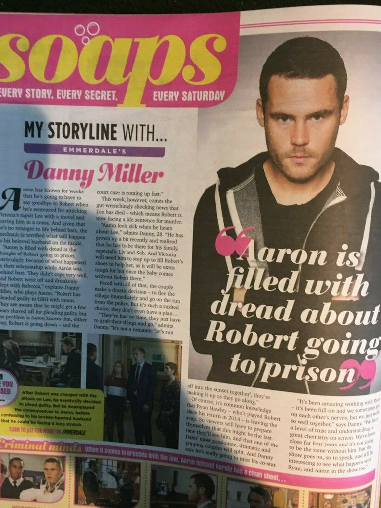 SUN TV Magazine Oct 2019: DANNY MILLER Killian Scott DUBLIN MURDERS Ryan Hawley