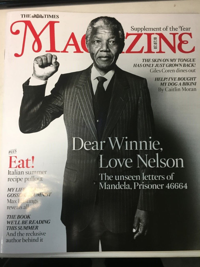 UK Times Magazine July 2018: NELSON MANDELA - THE UNSEEN LETTERS - ANNE TYLER