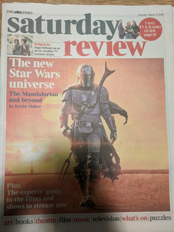 UK Times Review 21 March 2020: STAR WARS THE MANDALORIAN COVER FEATURE