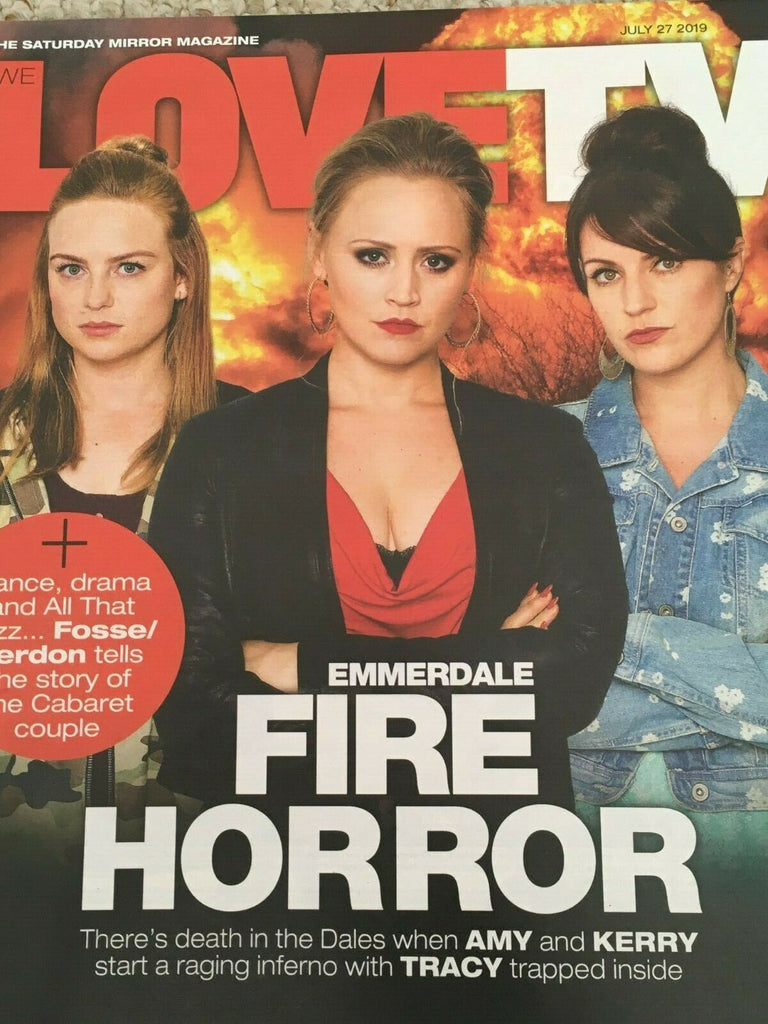 LOVE TV Magazine 7/2019: EMMERDALE Kimberley Walsh NATALIE JAMIESON Laura Norton