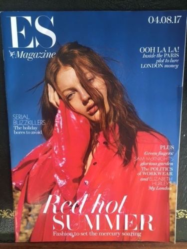 UK London ES Magazine 4 August 2017 Laura Hanson Sims Elizabeth Hurley