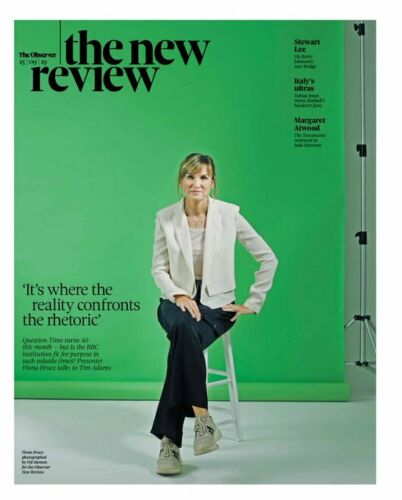 UK OBSERVER NEW REVIEW Sept 2019: FIONA BRUCE Paul McCartney JOYCE DIDONATO