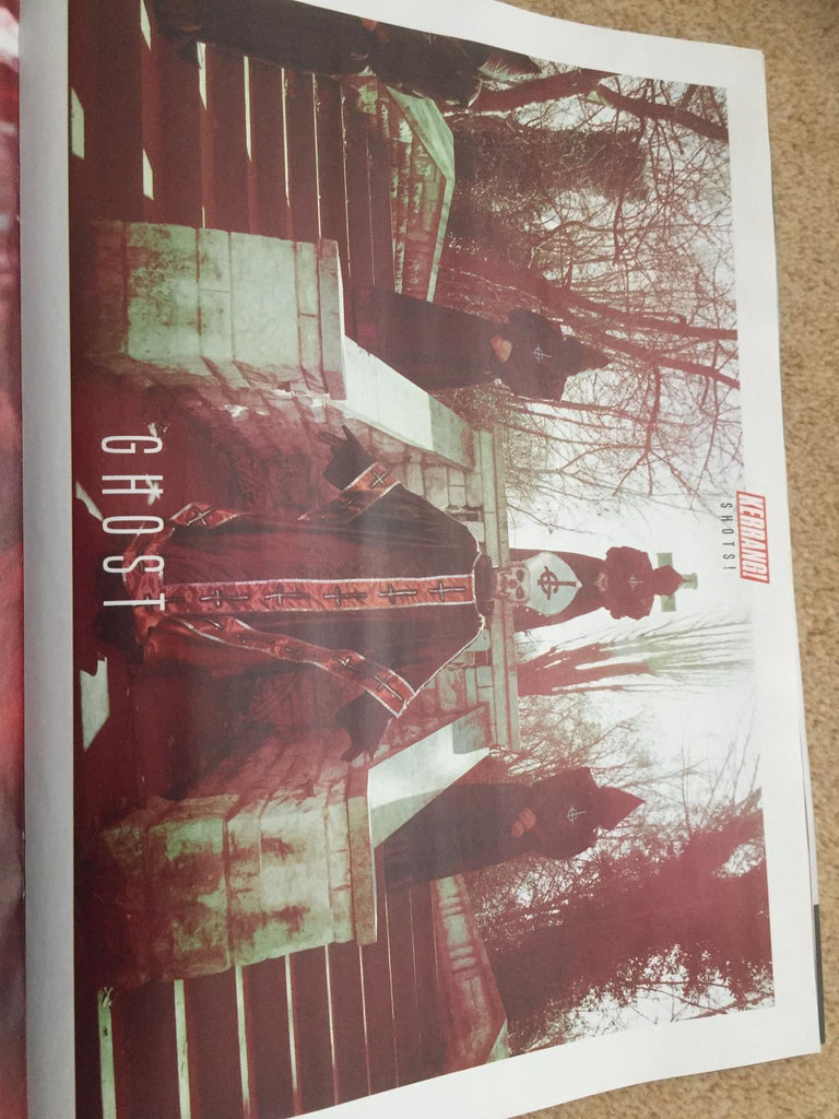 Ghost Exclusive Pull Out Magazine - 10 Poster Special Inside UK Kerrang! Magazine April 2019