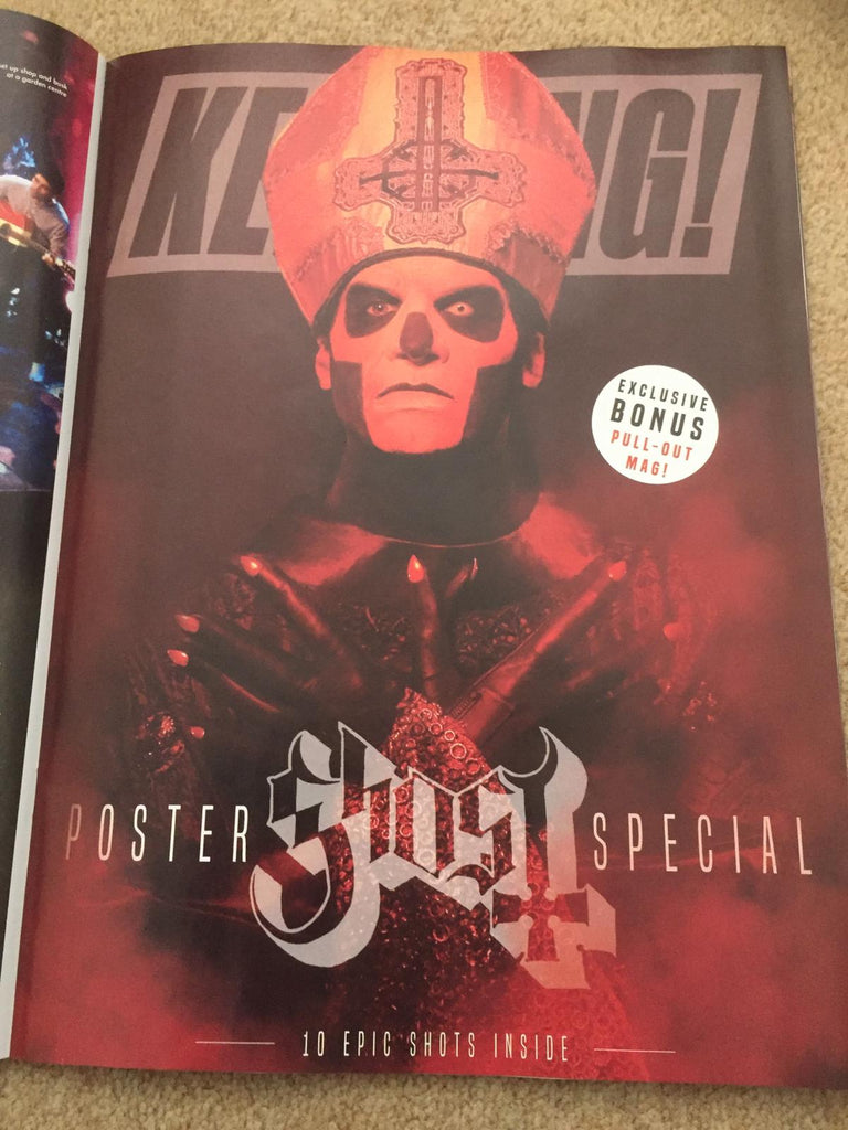 Ghost Exclusive Pull Out Magazine - 10 Poster Special Inside UK Kerrang! Magazine April 2019