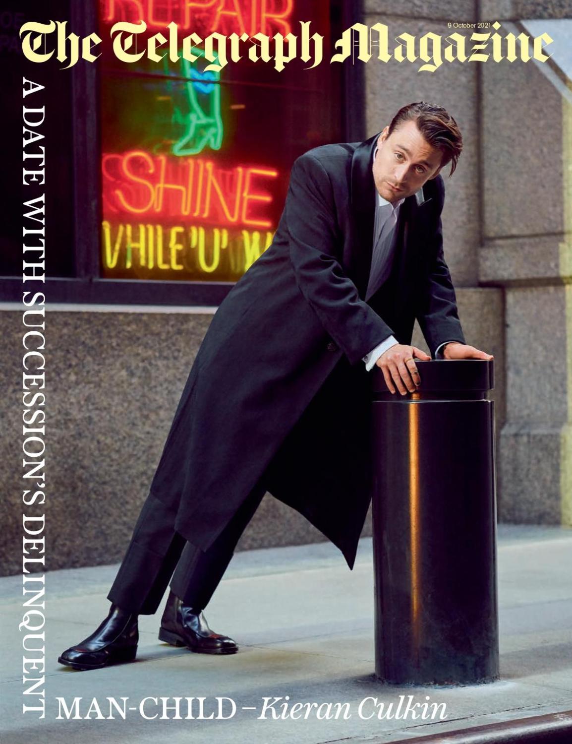 TELEGRAPH MAGAZINE - October 2021 Kieran Culkin Succession  cover