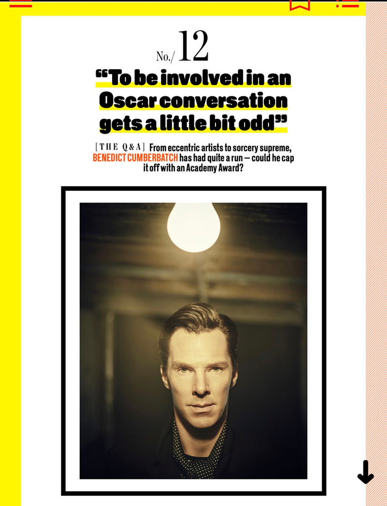 Empire Magazine January 2022: Benedict Cumberbatch interview