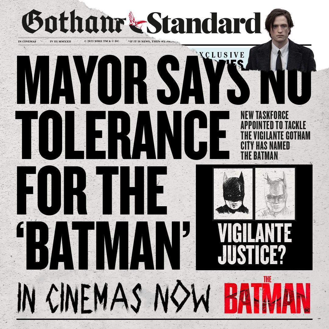 THE BATMAN - London Gotham Evening Standard Robert Pattinson Promo