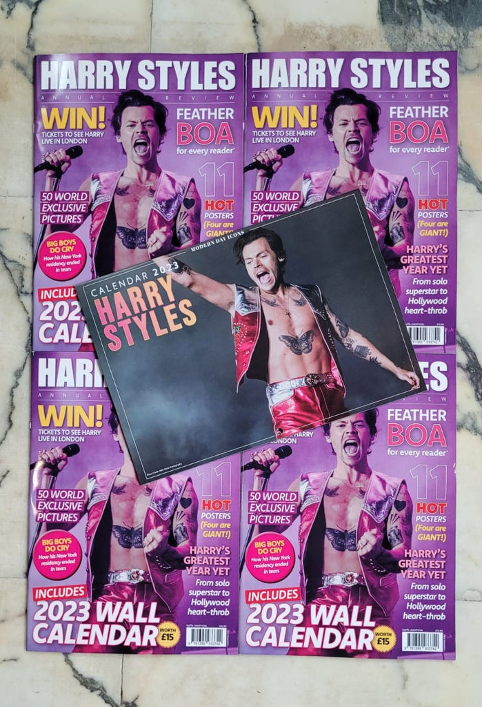 Harry Styles Annual Calendar 2023 Magazine Gift Wrap Posters In Harry Styles Annual Calendar 2023 Magazine Gift Wrap Posters In