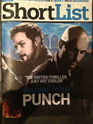 NEW SHORTLIST Magazine JAMES McAVOY PUNCH MARK STRONG NOEL GALLAGHER ROSS NOBLE
