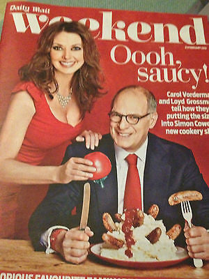 NEW Weekend Mag CAROL VORDERMAN Tim Healy MICK HUCKNALL IAIN GLEN JILL HALFPENNY