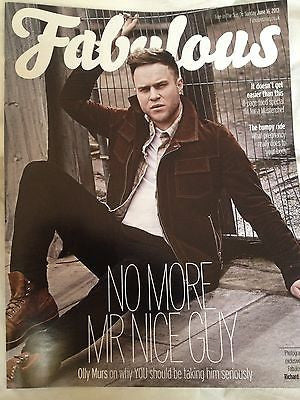 OLLY MURS interview BRITISH POP HUNK UK 1 DAY ISSUE BRAND NEW CYNDI LAUPER