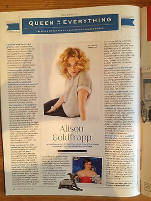 ALISON GOLDFRAPP interview ALICE EVE UK 1 DAY ISSUE 2013 FREJA BEHA ERICHSEN