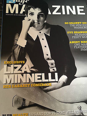 NEW Saga Magazine March 2013 Liza Minnelli MINELLI PHOTO INTERVIEW BEN WHISHAW