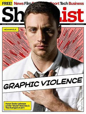 KICK ASS 2 UK mag 2013 AARON JOHNSON COVER UK SHORTLIST MAGAZINE AUGUST 2013