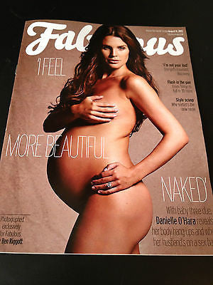 Fabulous Magazine August 2013 Danielle Lloyd O'Hara Pregnancy Pregnant DJ Fresh