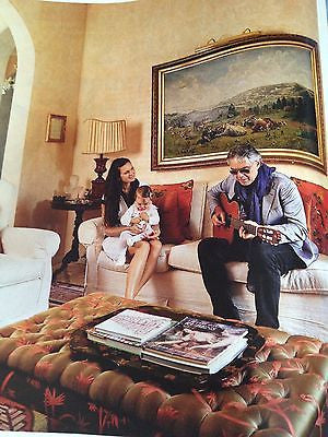 ANDREA BOCELLI at home TUSCAN VILLA UK 1 DAY ISSUE BRAND NEW MAGAZINE