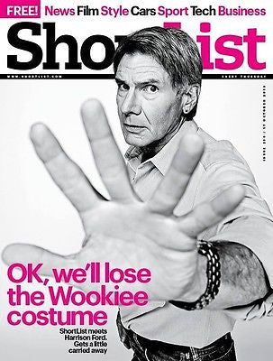 HARRISON FORD UK PHOTO INTERVIEW SHORTLIST MAGAZINE OCTOBER 2013
