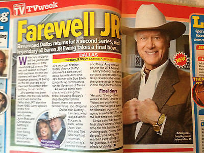 What's ON TV 2013 LARRY HAGMAN LINDA GRAY MICHAEL BRANDON MARTINE MCCUTCHEON