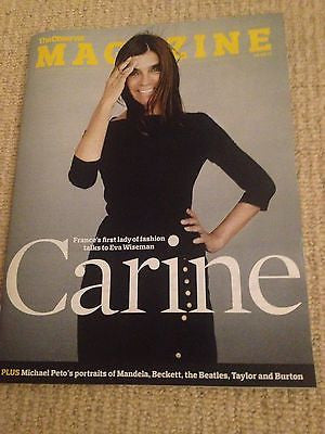 Observer Magazine Sept 2013 Carine Roitfeld interview THE BEATLES RICHARD BURTON