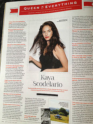 KEELEY HAWES interview MATTHEW MACFADYEN UK 1 DAY ISSUE ISSUE KAYA SCODELARIO