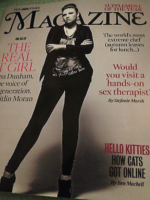 Times Magazine Oct 6 2012 Lena Dunham FRANK AUERBACH MIRANDA HART