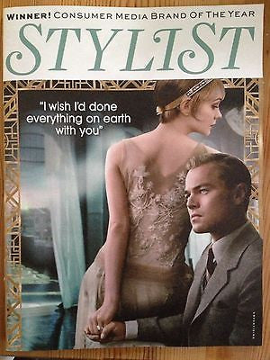 Stylist Magazine - Baz Luhrman/Great Gatsby/Gillian Anderson Leonardo DiCaprio