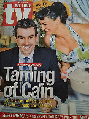 UK WE LOVE TV NATALIE J ROBBS JEFF HORDLEY EMMERDALE MARK GATISS ANNE MARIE DUFF