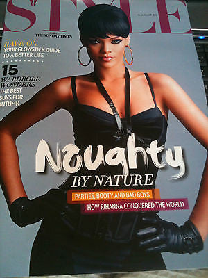 RIHANNA PHOTO COVER interview UK STYLE Magazine AUGUST 2012