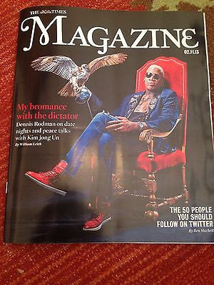 ** NEW UK !! DENNIS RODMAN inter/w Times Magazine cover AUDREY HEPBURN JJ ABRAMS