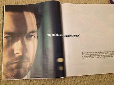 *** NEW UK !! TOBEY MAGUIRE inter/w THE GREAT GATSBY Olivia Colman CLEO ROCOS **