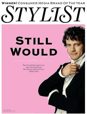 COLIN FIRTH - MR DARCY - Pride And Prejudice - HOT - NEW UK COVER STYLIST MAG