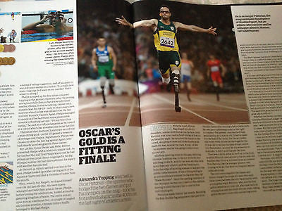 Guardian London 2012 Olympics Magazine OSCAR PISTORIUS USAIN BOLT JESSICA ENNIS