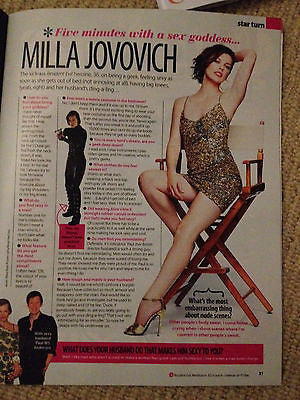 NEW Celebs Magazine Milla Jovovich Sheridan Smith Julia Bradbury Tyson Beckford