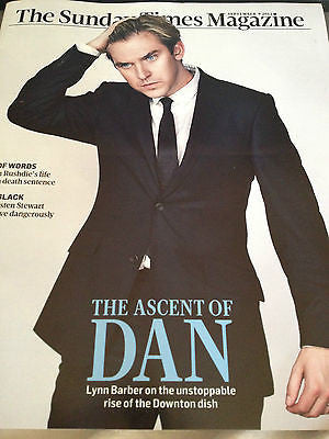 DAN STEVENS - DOWNTON ABBEY - UK TIMES MAGAZINE - SEPT 2012 - NOEL GALLAGHER
