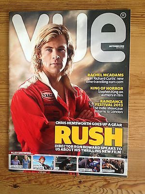 STEPHEN KING interview JAMES MCAVOY UK VUE ISSUE 2013 VIN DIESEL CHRIS HEMSWORTH