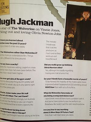 HUGH JACKMAN interview WOLVERINE UK ISSUE JOHN CUSACK NICOLAS CAGE DERREN BROWN