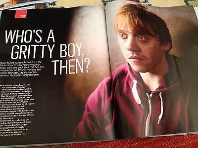 RUPERT GRINT Harry Potter PHOTO INTERVIEW UK MAGAZINE NOVEMBER 2013 TOM ODELL