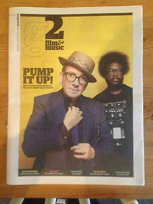 THE GUARDIAN G2 Elvis Costello The Roots Cover Interview Clippings Mazzy Star