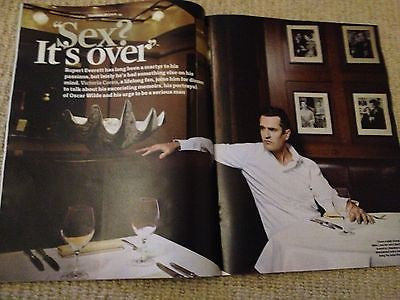 New BRITISH OBSERVER Magazine RUPERT EVERETT interview Savages (21 April 2013)