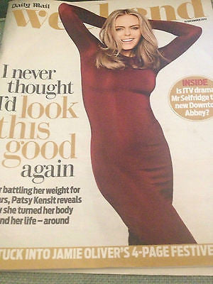 New Weekend Magazine PATSY KENSIT DAVID SUCHET OPHELIA LOVIBOND MARY QUANT