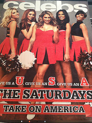 NEW Celebs Magazine THE SATURDAYS KIMBERLEY WALSH YULIYA SMIGIR SAM ROBERTSON