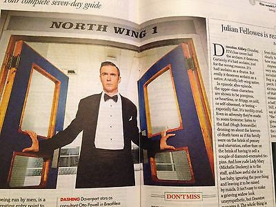 JACK DAVENPORT interview MALCOLM GLADWELL UK 1 DAY ISSUE JIM BROADBENT BLANCHETT