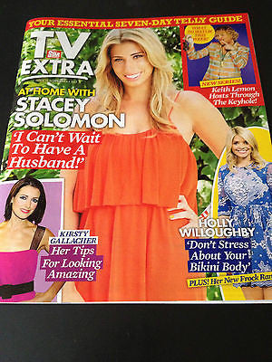 NEW EXTRA MAGAZINE STACEY SOLOMAN KIRSTY GALLACHER PETER ANDRE HOLLY WILLOUGHBY