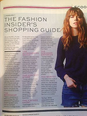 ALISON GOLDFRAPP interview ALICE EVE UK 1 DAY ISSUE 2013 FREJA BEHA ERICHSEN