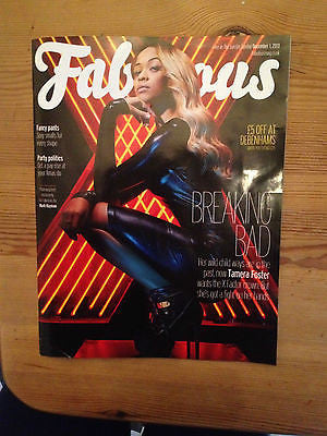 FABULOUS MAGAZINE DEC 2013 TAMERA FOSTER SAM BAILEY HANNAH X FACTOR JOE SWASH