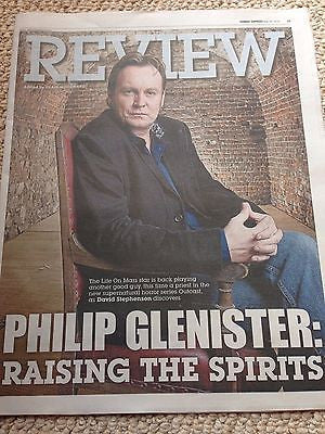 PHILIP GLENISTER - OUTCAST Sunday Express UK supplement May 2016